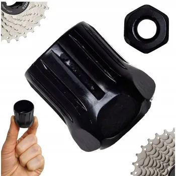 Cyklo nářadí KLÍČ K DEMONTÁŽI A ODŠROUBOVÁNÍ KAZETY KOLA VELOXO SHIMANO ČERNÝ