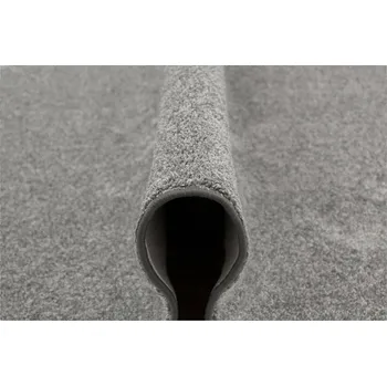 Koberec KOBEREC DO OBÝVÁKU SVĚTLE ŠEDÝ HUSTÝ SILNÝ MĚKOUČKÝ S JUTOVÝM PODKLADEM LIMA 200x200 cm