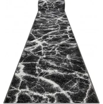Koberec Běhoun BCF MORAD Marmur antracit / černý - Výprodej