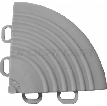 Dlažba Plastový rohový nájezd k mod. dlaždicím, 6,5 x 6,5 x 1,8 cm, různé barvy - Procarosa Barva: šedá