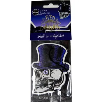 Vůně do auta Aroma Car MUERTOS SKULL IN A HIGH HAT, osvěžovač vzduchu