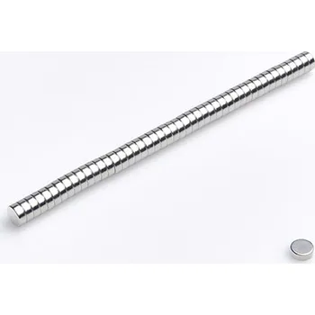 Dekorativní magnet Magnet neodymový magnet 4x1,5 mm N48 malý magnet nosnost 0,29 kg 50 kusů