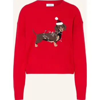 Dámský svetr Darling Harbour Dámský Svetr S Ozdobnými Kameny, red, 38