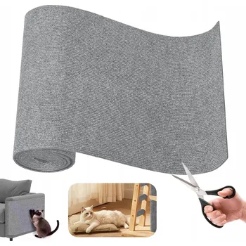 Škrabací podložka pro kočky samolepicí 40x300, odolná ochrana pohovky!