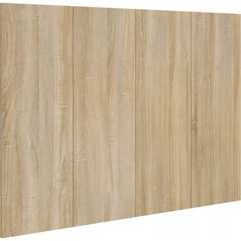 Čelo postele z materiálu imitujícího dřevo, dub sonoma, 120x1,5x80 cm