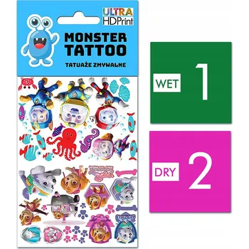 Tetování Filmová a herní nálepka na tetování Dětské vodní tetování Omyvatelné k narozeninám Dárek Dočasný dárek pro děti Originální opakovaně použitelné Spousta Vzorů