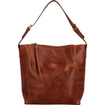 Dámská kožená kabelka na rameno koňaková - Bellugio Kyera koňak