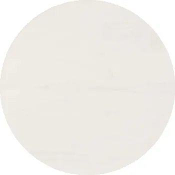 Jídelní stůl Stolová deska kulatý z masivního borovicového dřeva, bílá, 40 x 2,5 cm