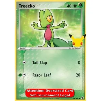 Karetní hra Pokémon JUMBO RS 76/109 Treecko - RS