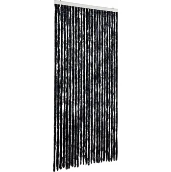 Prostěradlo Závěs proti hmyzu z žinylkových vláken, antracitová, 100 x 220 cm