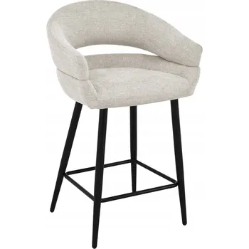 Barová židle Barová Židle ExitoDesign odstíny béžové 92 cm tkanina