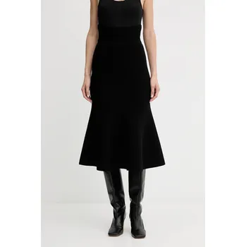 Dámská sukně Sukně Twinset černá barva, midi, áčková, 252TP3412 99X, vel. S