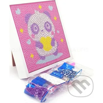 Doplněk ke knize Diamantové malování - Panda 15 x 15 cm - EPEE EPEE