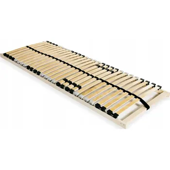 Postel Dřevěná dvoulůžková postel 90x200 cm dub