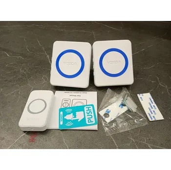 Domovní zvonek VOXON BEZDRÁTOVÝ ZVONEK 400M DOSAH VODĚODOLNÝ IP65 2 PŘIJÍMAČE