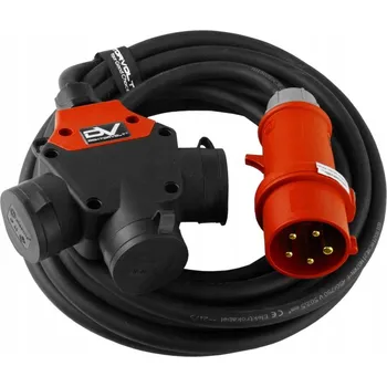 Napájecí kabel Prodlužovací Kabel bubnový Doktorvolt 25 m, 3 ks, černý