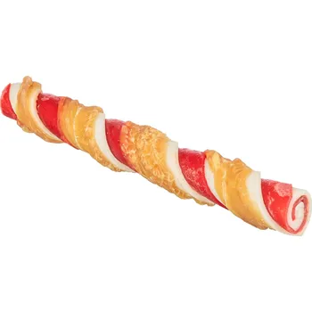 Pamlsek pro psa DentaFun Barbecue Roll, grilovaná rolka s kuřecími prsy [50 ks], 17 cm / 45 g