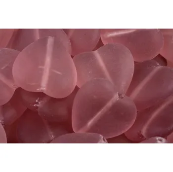 Dětské navlékací korálky Korálky Srdíčka č.5936 (15x16mm)