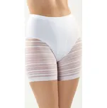 Stahovací kalhotky s nohavičkou Verda bílé - XXL