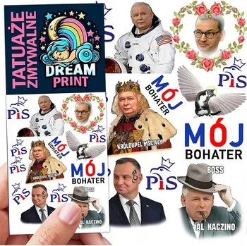 Odstranitelné tetování Filmová a herní nálepka na tetování Dětské vodní tetování Omyvatelné k narozeninám Dárek Dočasný dárek pro děti Originální opakovaně použitelné Spousta Vzorů