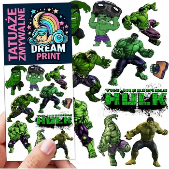 Odstranitelné tetování Filmová a herní nálepka na tetování Dětské vodní tetování Omyvatelné k narozeninám Dárek Dočasný dárek pro děti Originální opakovaně použitelné Spousta Vzorů