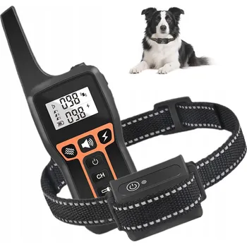 Obojek pro psa PROFESIONÁLNÍ ELEKTRONICKÝ OBOJEK PRO VÝCVIK PSA S DOSAHEM AŽ 1000M VODĚODOLNÝ