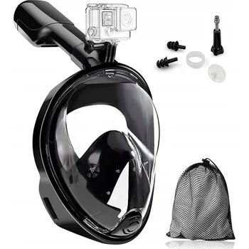 Potápěčská maska Celoobličejová potápěčská maska - černá