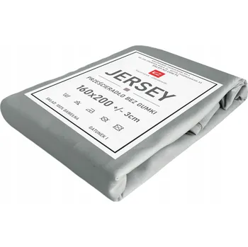 Prostěradlo Prostěradlo jersey bez gumy 160x200 šedé