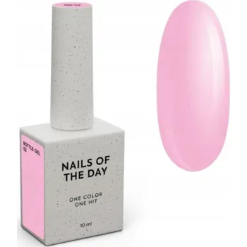 Lak na nehty Gel NAILSOFTHEDAY Bottle Gel 03 10ml Stavební hybridní gel