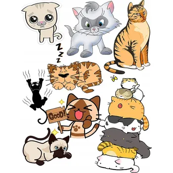 Odstranitelné tetování Smyvatelné tetování pro děti - dočasné tetovačky s kočkami