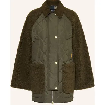 Dámský kabát Barbour Dámská Bunda Barden Ze Směsi Materiálů, olivová, 40