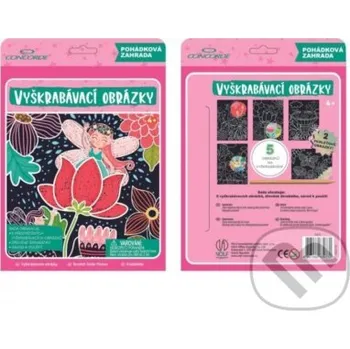 Doplněk ke knize Vyškrabávací obrázky - Pohádková zahrada - Concorde Concorde