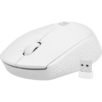 Myš Bezdrátová Myš NATEC Stork Myš k počítači notebooku USB Bílá