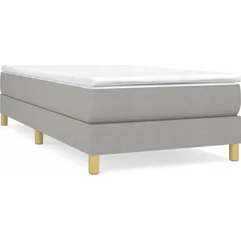 Postel Čalouněná dvoulůžková postel 90x200 šedá