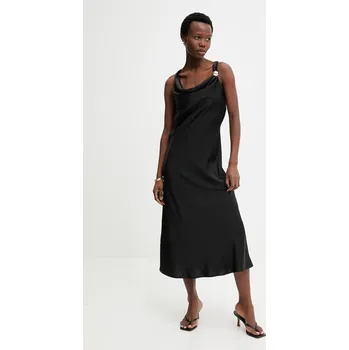 Dámské šaty Šaty Answear.LAB černá barva, midi 58304.tok 99X, vel. M