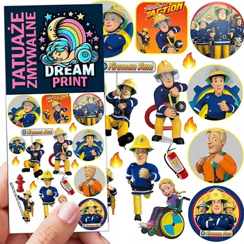 Odstranitelné tetování DOČASNÉ OMYVATELNÉ TETOVÁNÍ PRO DĚTI Požárník Sam