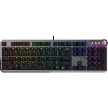 Klávesnice MSI herní klávesnice STRIKE 600 Silent/ drátová/ mechanická/ RGB podsvícení/ USB/ CZ+SK layout, S11-04CS227-CLA