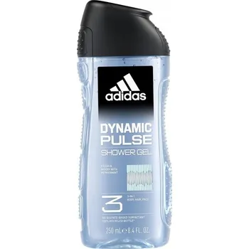 Sprchový gel Adidas Dynamic Pulse Shower Gel 3-In-1 250 ml