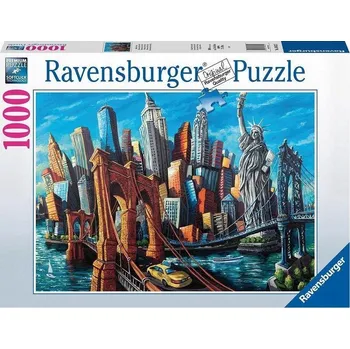 Puzzle Puzzle Ravensburger 1000 dílků Vítejte v New Yorku