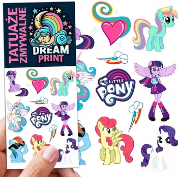 Odstranitelné tetování Smyvatelné tetovačky pro děti - My Little Pony