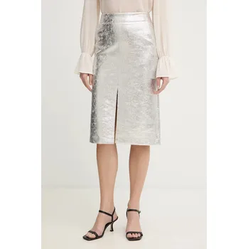 Dámská sukně Sukně OUI stříbrná barva, mini, 96027 SLV, vel. 38