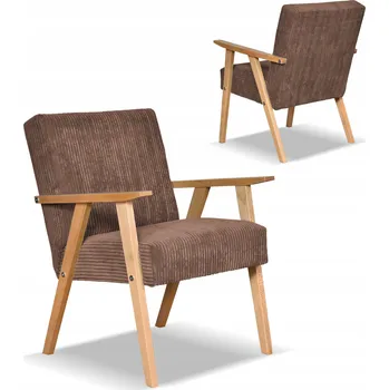 Křeslo Tradiční křeslo Family Meble hnědé