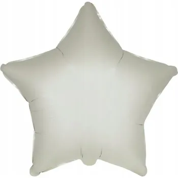 Balónek Fóliový balónek 18" FX - Hvězda (saténový pastelový krémový), balený