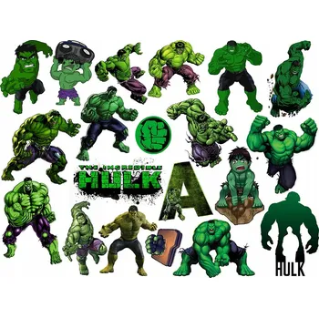 Tetování DOČASNÉ TETOVÁNÍ PRO DĚTI HULK SADA