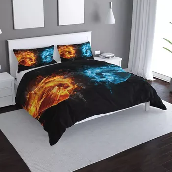 Povlečení Sablio Povlečení Ohnivé pěsti - 140x200 / 90x70