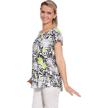 Pánské tričko Tričko krátký rukáv DEPKA černo-zelená XL