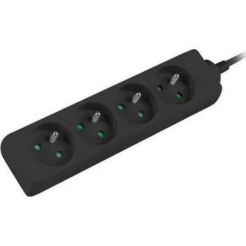 Prodlužovací kabel LANBERG Prodlužovací přívod 1M 4X výstupy pro UPS zařízení