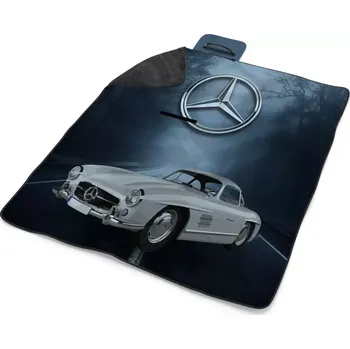 deka Sablio Plážová deka Mercedes-Benz 300 SL V lese: 200x140 cm