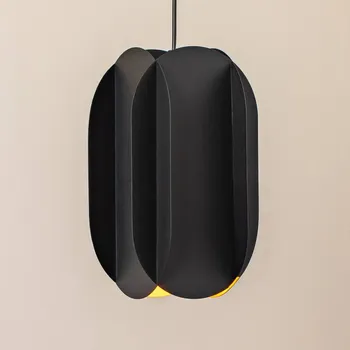 Opviq Závěsné světlo Corner, černé, výška 35 cm, kov, E27 černá 1 x 40 W - Doprava zdarma