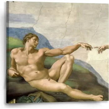 Obraz Sablio Obraz Stvoření Adama - Michelangelo Buonarroti - 50x50 cm